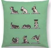 Dog animal printed pillow case
