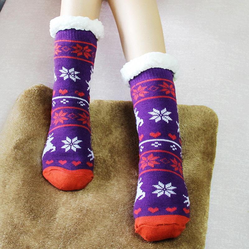 Thermal Fleece Winter Slipper Socks