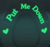 Kreative Leucht Wand Aufkleber Badezimmer Dekoration Wc Tür Vinyl Wand Kunst Decals Glow in The Dark Zitat Aufkleber Wohnkultur