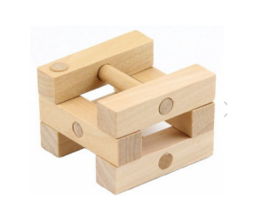 Adult educational toy Konglock Lu Ban lock Classical intelligence wooden puzzle unlock disassembly toy