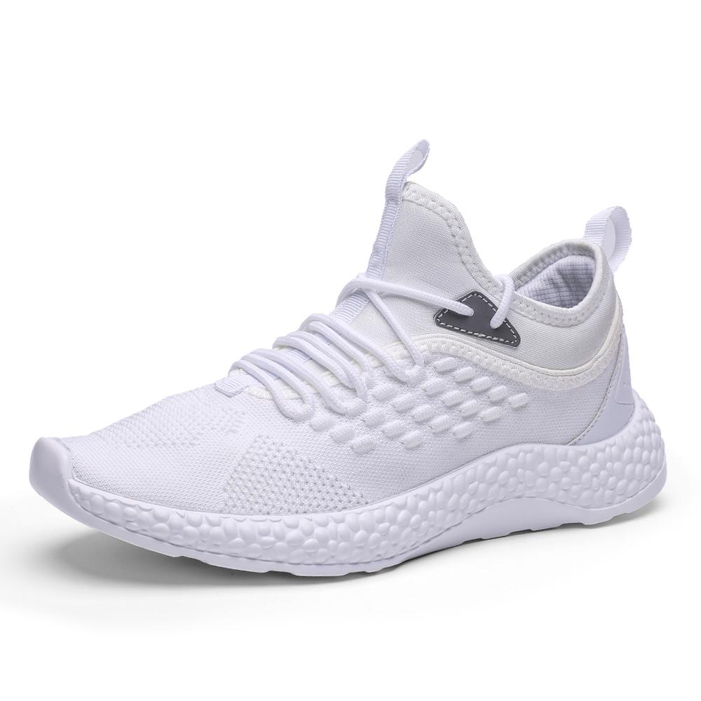 Flying woven breathable sports running shoes
