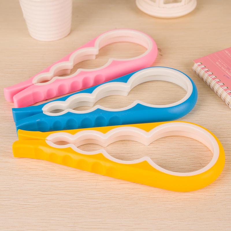 Creative multi-function four-in-one opener, labor-saving bottle opener, non-slip screw capper