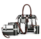 New Luxury Handbags Plaid Women Bags Designer