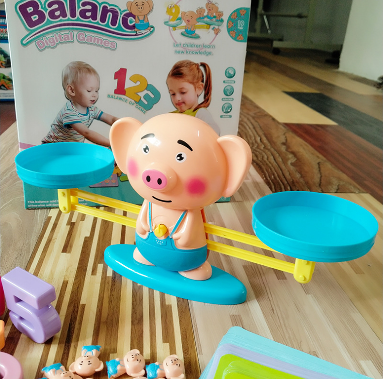 Monkey balance children early digital addition and subtraction toys