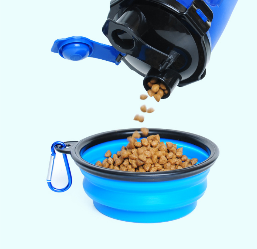 Agua Y Croquetas Portátil Para Pasear Perro