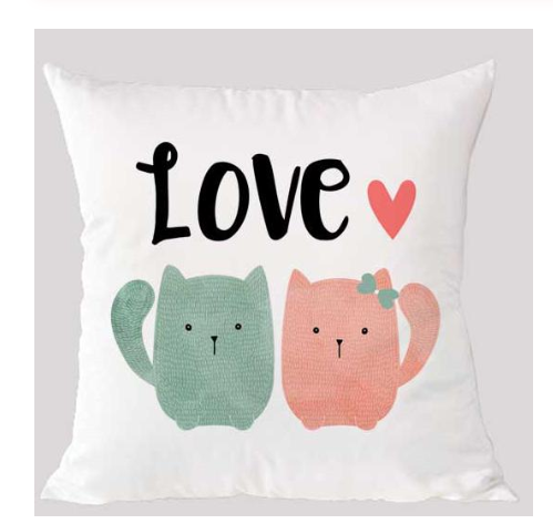 Cartoon animal pillowcase Short plush