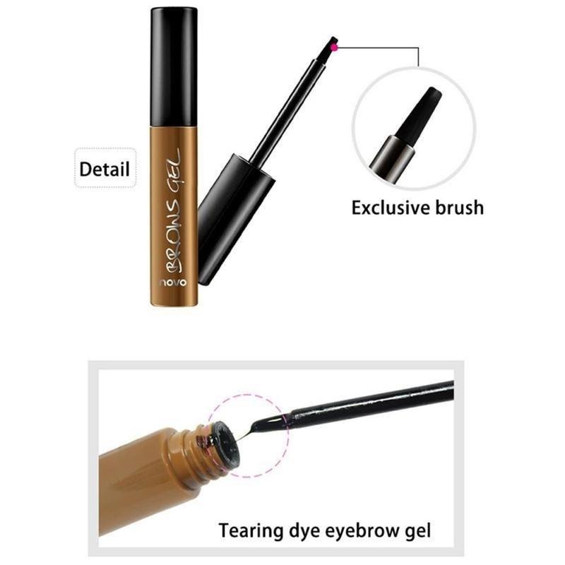 Peel Off Brown Black Eye Brow Tattoo