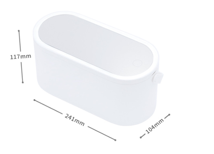 Led table contains cosmetic mirror