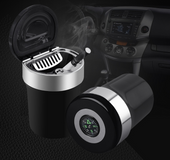 Car compass ashtray