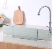 Home kitchen sink flaps Creative retractable sink splash guards