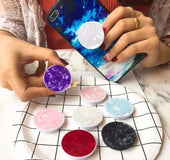 Mobile phone bracket shell pattern cartoon creative universal retractable lazy ring mobile phone shatter-resistant bracket