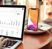 Mobile phone folding support