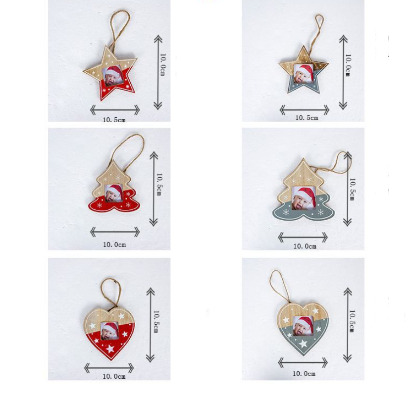 DIY Wooden Photo Frame Christmas Decoration