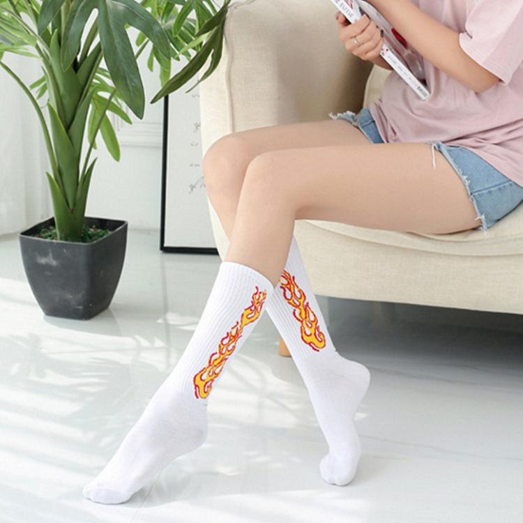 Tube cotton socks male and female