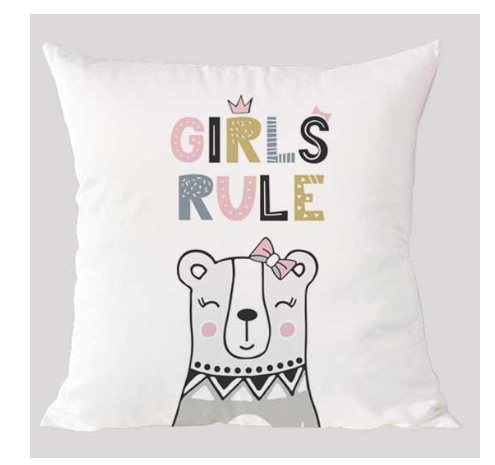 Cartoon animal pillowcase Short plush