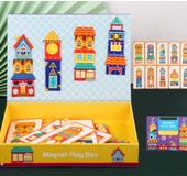 Magnetic stickers puzzle children's educational toys