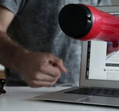 Termo para café mágico contra caídas