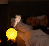 Humidificador De Luna Multifunción USB Con Luz Nocturna